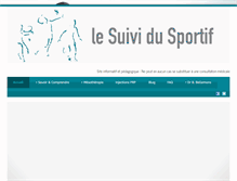Tablet Screenshot of lesuividusportif.com